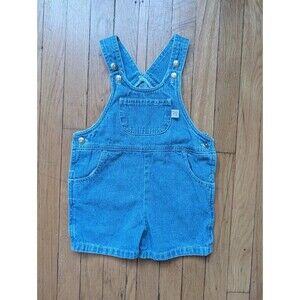 Vintage Carters Girls Overalls Shortalls Size 2T
